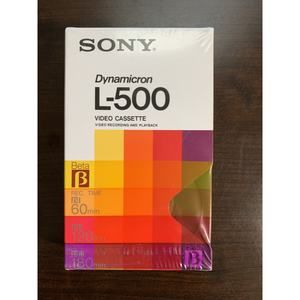 Sony L-500‎ Dynamicron Beta Video Tape, New, Sealed 180 minutes